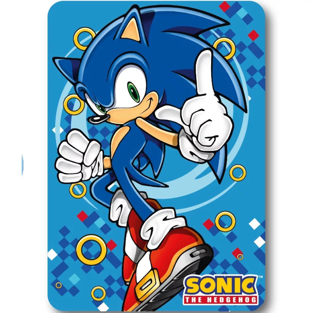 Sonic The Hedgehog Fleece Blanket