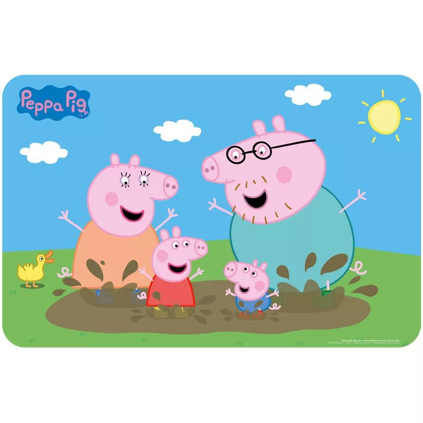 Peppa Pig Muddy Puddles placemat 43x28 cm
