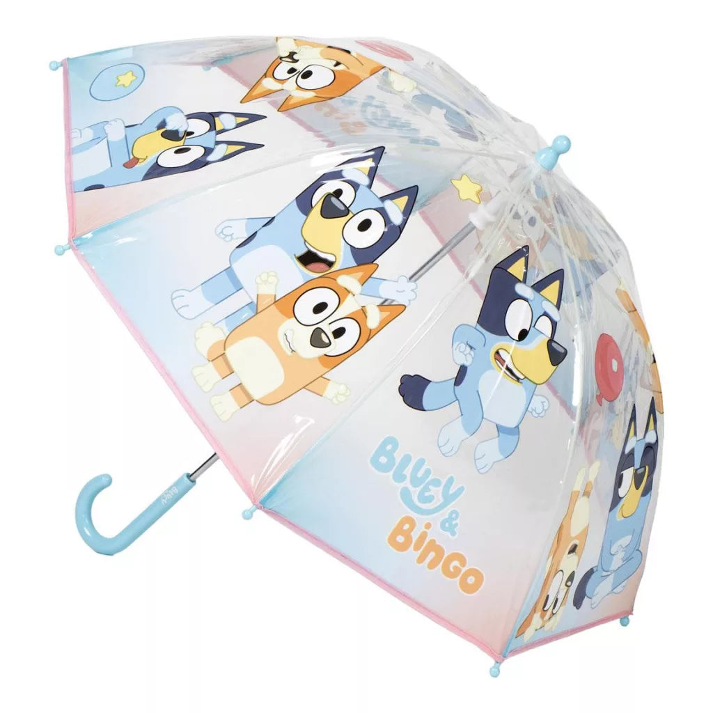 Bluey & Bingo Children's Transparent Umbrella Ø71 cm