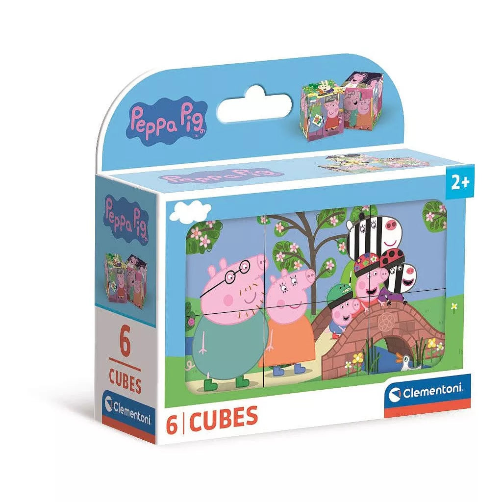 Peppa Pig Plastic Story Cube set of 6