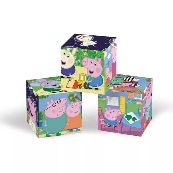 Peppa Pig Plastic Story Cube set of 6