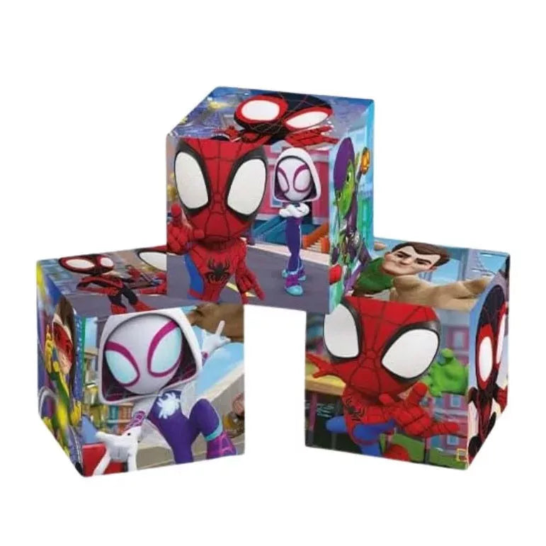 Spidey And His Amazing Friends Plastic Story Cube set of 6