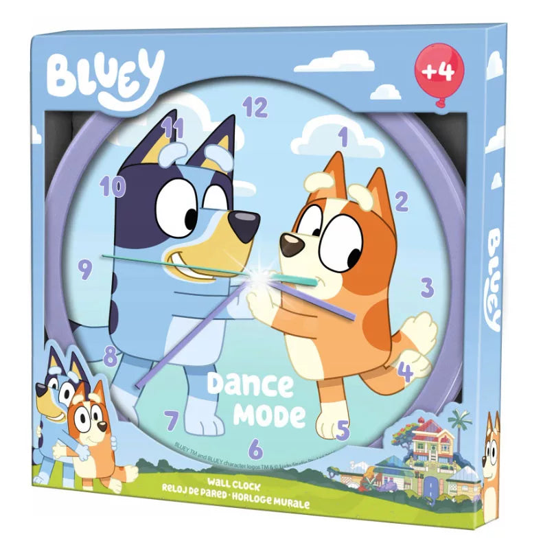 Bluey Dance Mode Wall Clock 25cm