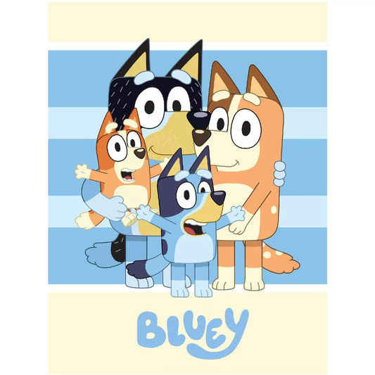 Bluey & Family Fleece Blanket