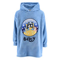 Bluey Stars Pullover Plush Fleece Blanket Poncho 6/8 Years